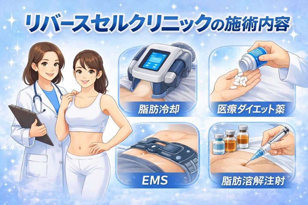 リバースセルクリニックの施術内容