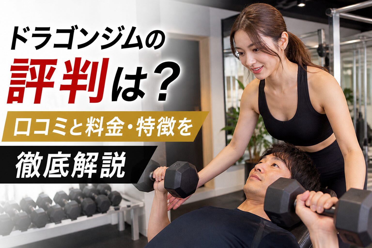 ドラゴンジムの評判は？口コミと料金・特徴を徹底解説